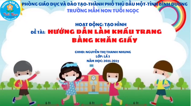 TH:HD LÀM KHẨU TRANG BẰNG KHĂN GIẤY_CÔ NGUYỄN THỊ THANH NHUNG