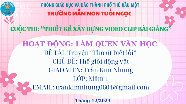 LQVH: THỎ ÚT BIẾT LỖI