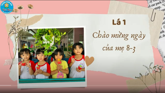 LÀM HOA TẶNG MẸ 8-3