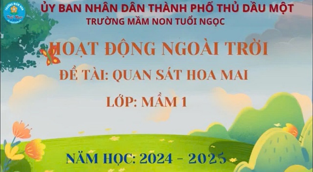 HĐNT- QUAN SÁT HOA MAI