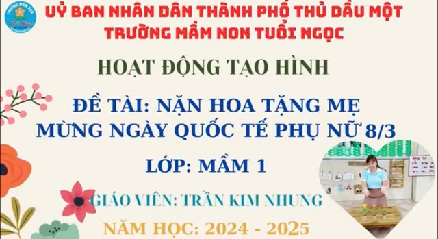 TH-NẶN HOA TẶNG MẸ