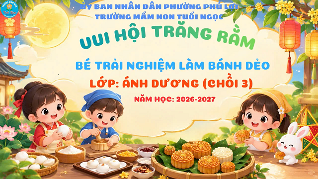TRẢI NGHIỆM BÉ LÀM BÁNH DẺO- ÁNH DƯƠNG