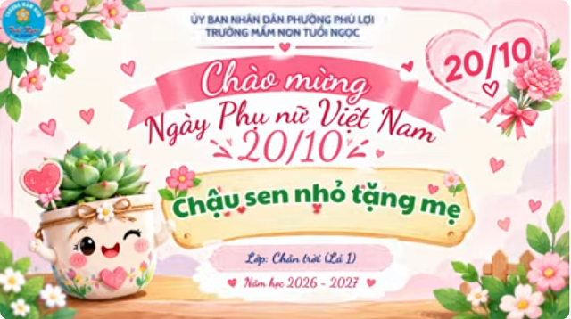 CHẬU SEN NHỎ TẶNG MẸ - CHÂN TRỜI