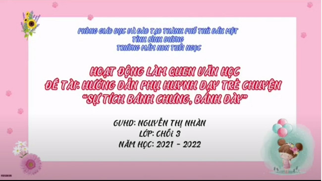 CHUYỆN SỰ TÍCH BÁNH CHƯNG BÁNH DÀY